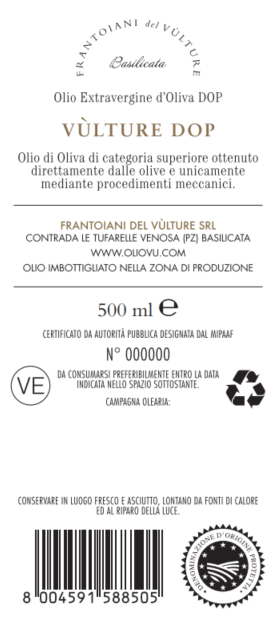VÙLTURE DOP GOURMET - Campagna 2024/2025
