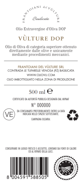 VÙLTURE DOP GOURMET - Campagna 2023/2024